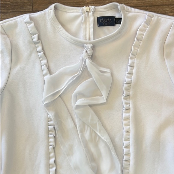 Noni Teen Color Block Ruffle Dress Women's Size Large Made in Canada - Picture 4 of 11